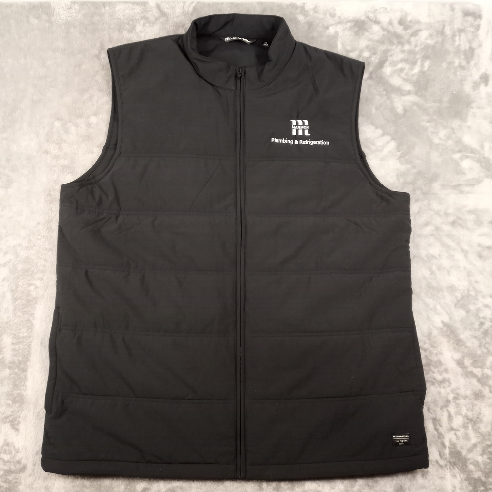 Travis Mathew Men's Charcoal Puffer Vest Size XXL
